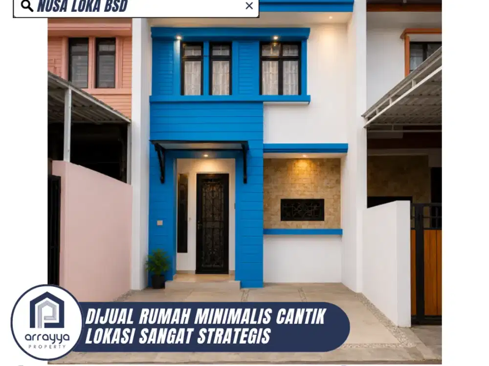 DIJUAL RUMAH CANTIK 2 LANTAI SIAP HUNI LINGKUNGAN ASRI (DMB66)