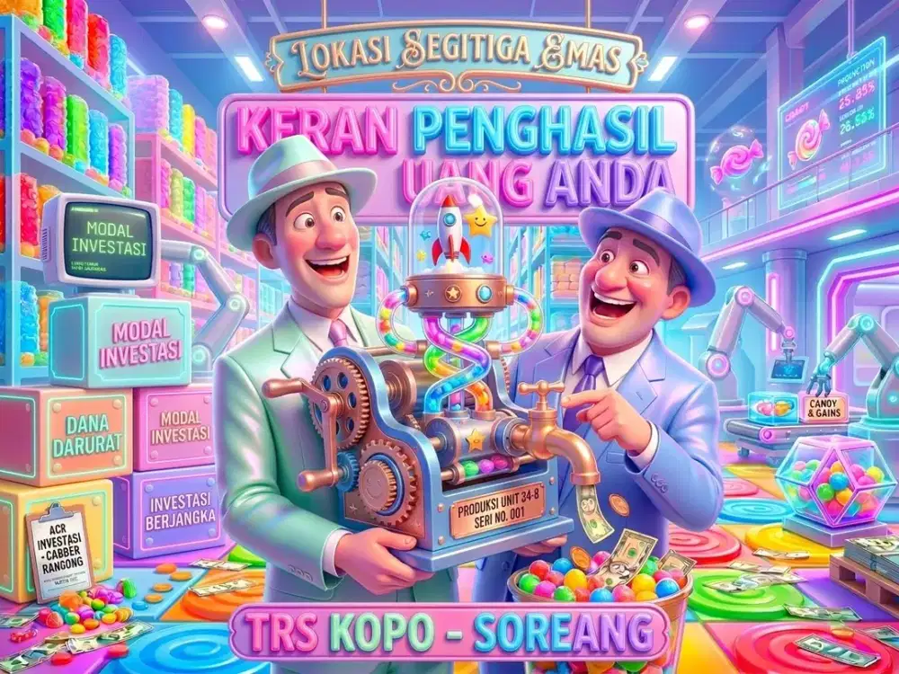 JUAL GUDANG BONUS RUMAH DAN RUKO DI SOREANG, KOPO, KABUPATEN BANDUNG.