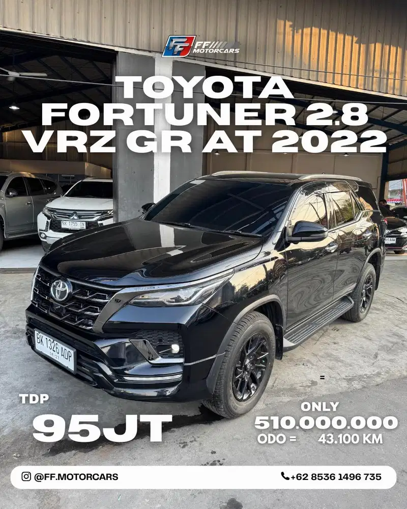 Toyota Fortuner 2.8 VRZ GR AT 2022