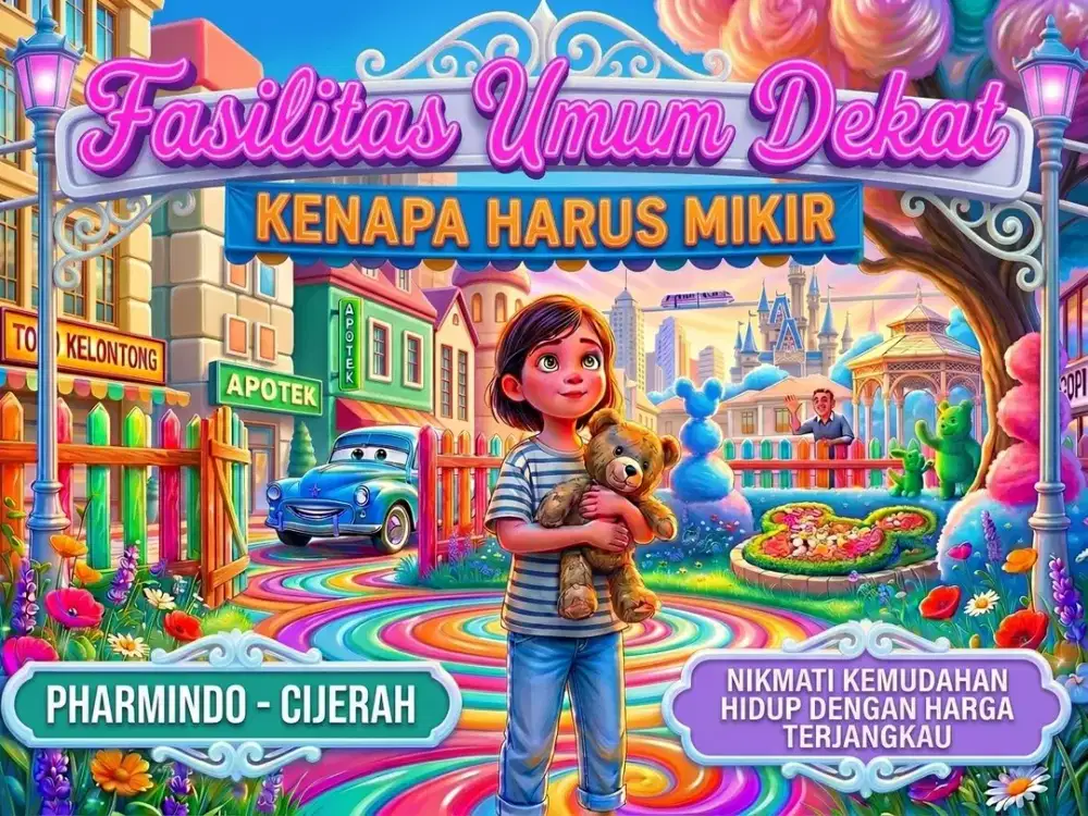 JUAL RUMAH DI KOMPLEK PHARMINDO, CIJERAH, MELONG, CIMAHI.