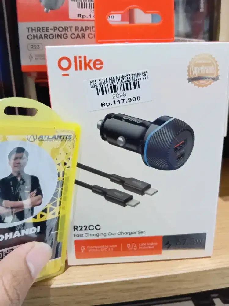 olike car charger r22cc set