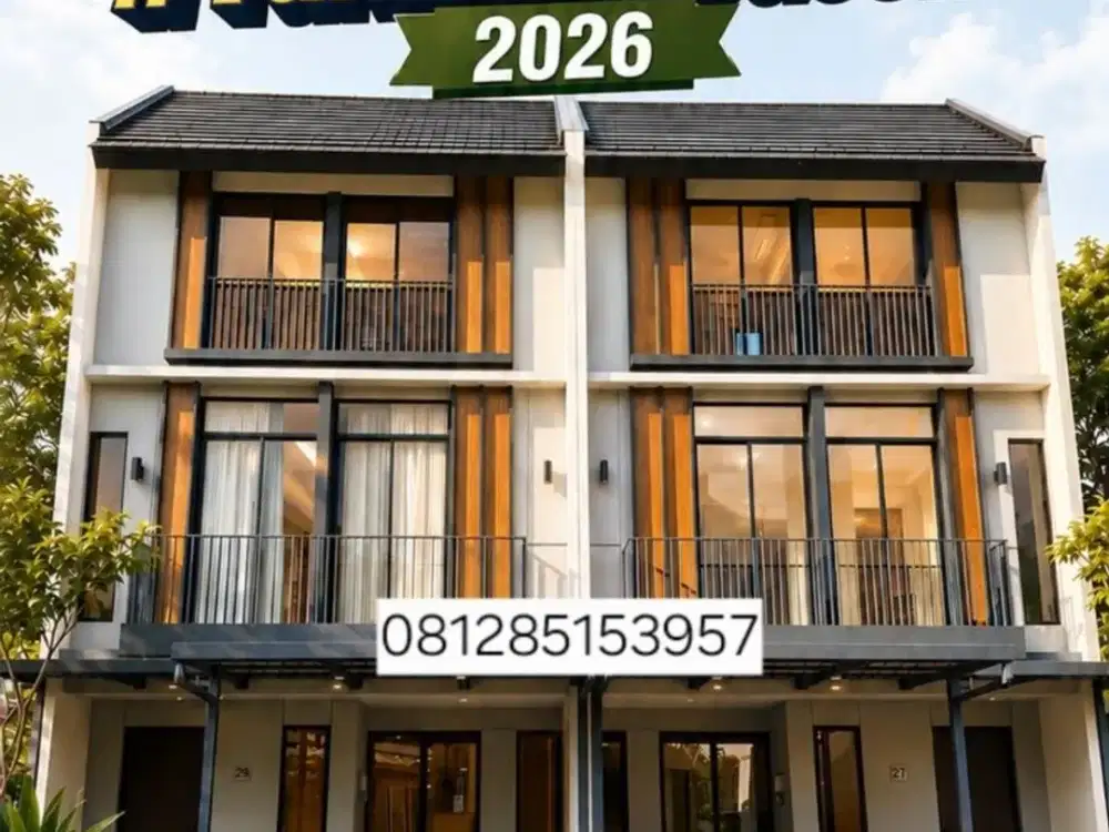 RUMAH 3LANTAI PALING MURAH ANZA HOMES MALIBU VILLAGE GADING SERPONG 1,4MAN