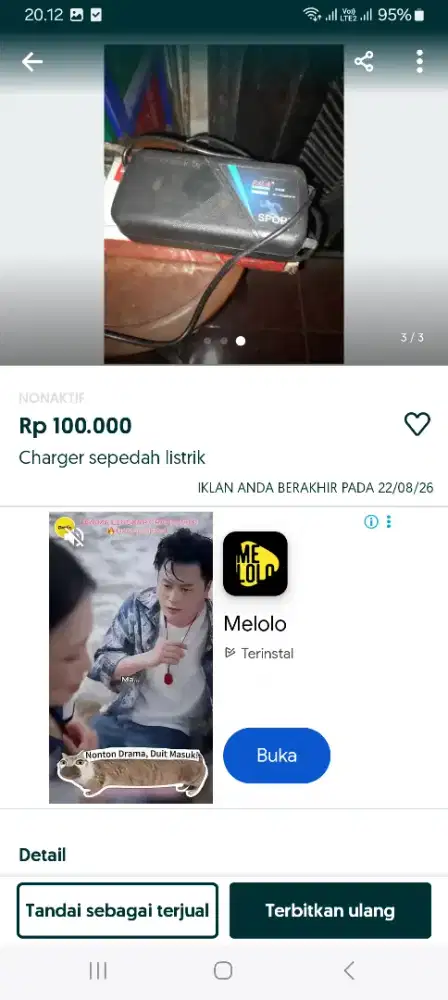 Dijual charger sepedah listik dan talirem kavasrem sepedah listrik.