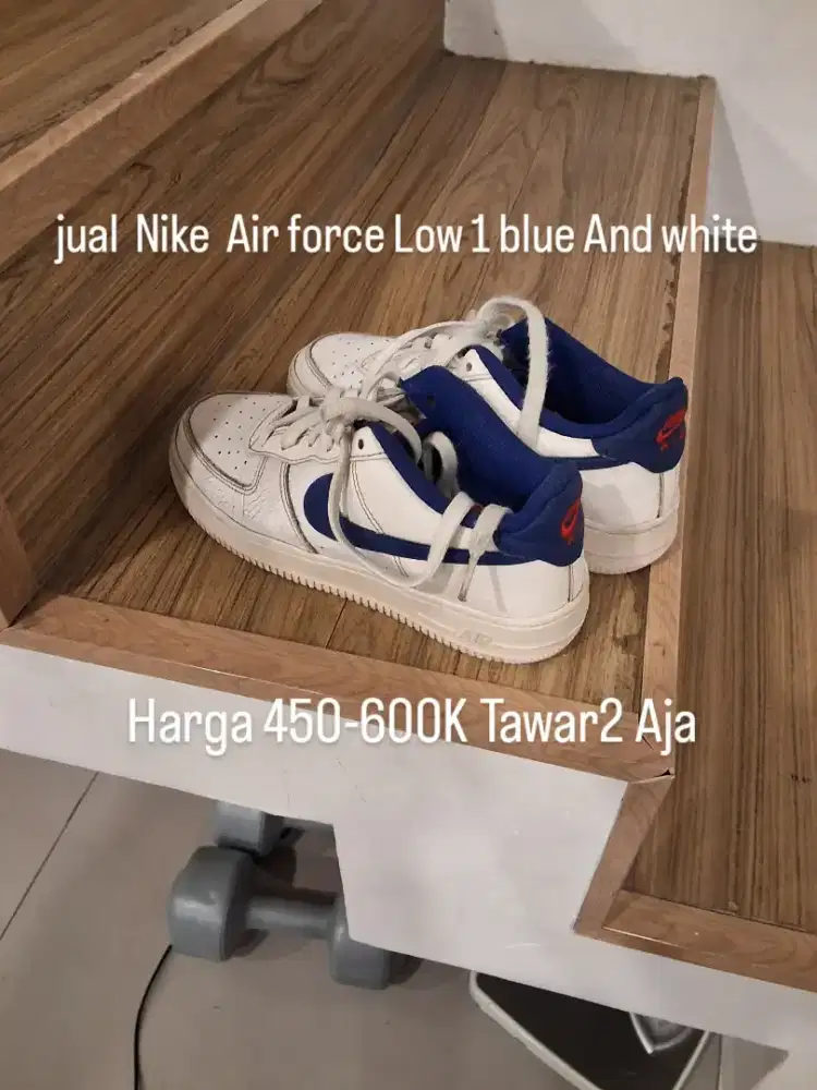 Nike Air Force 1 Blue and White