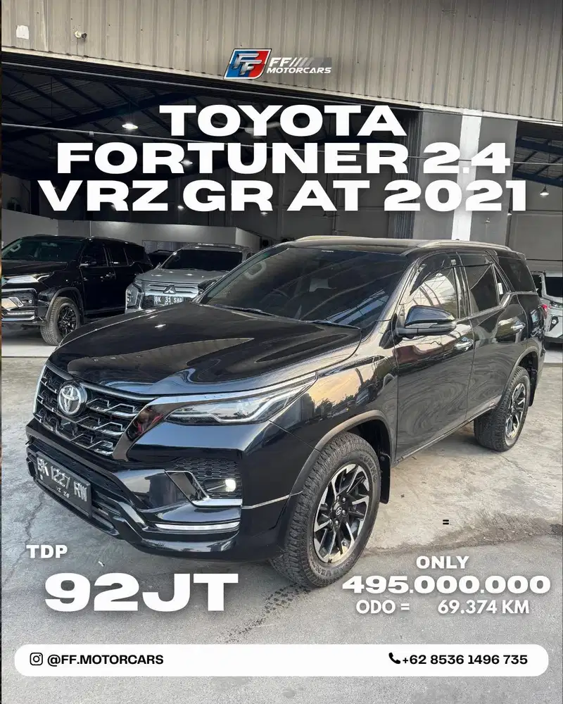 Toyota Fortuner 2.4 VRZ GR AT 2021