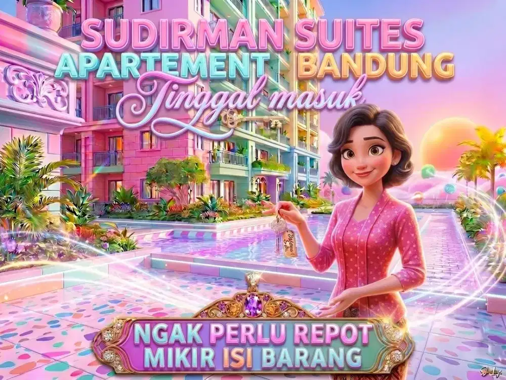 SEWA APARTEMENT SUDIRMAN SUITES, SUDIRMAN, BANDUNG KOTA.