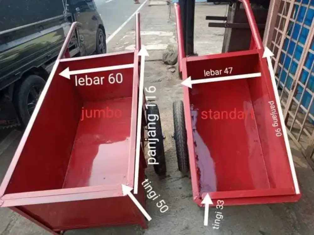 Gerobak pasir serbaguna