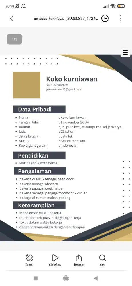 mencari pekerjaan yang halal