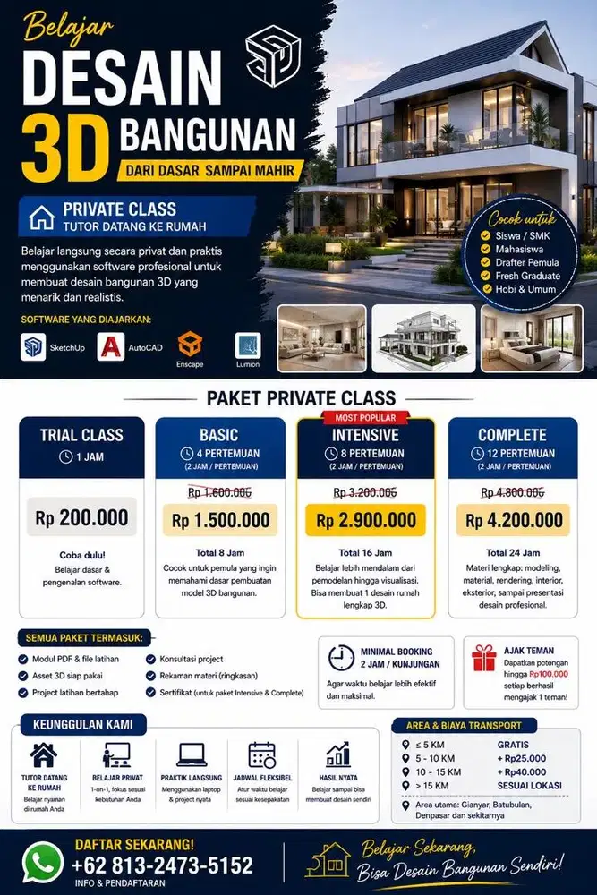 Kursus 3D lengkap
