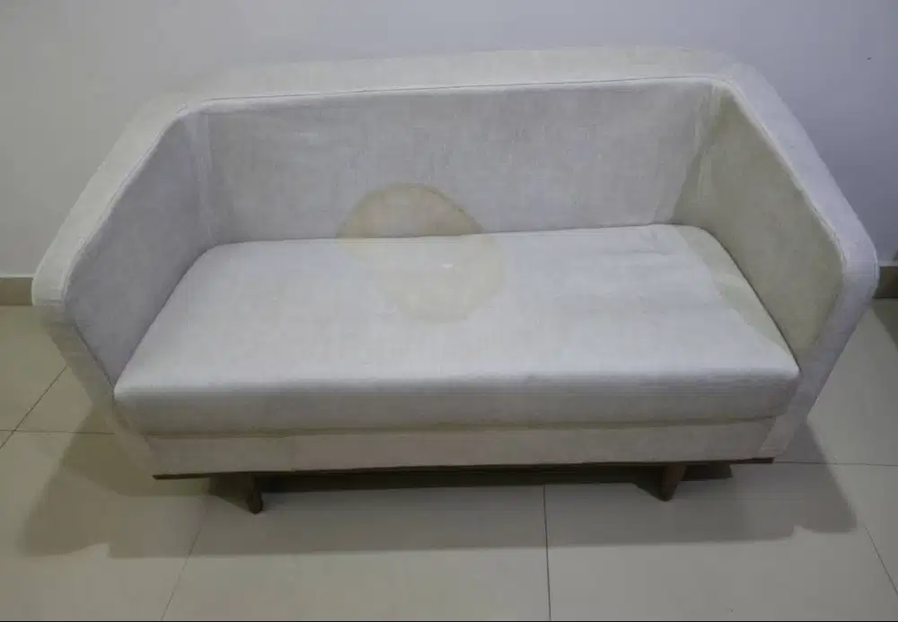 DIJUAL JUAL MURAH: Sofa Minimalis Scandinavian 2-Seater (Abu-Abu Muda)