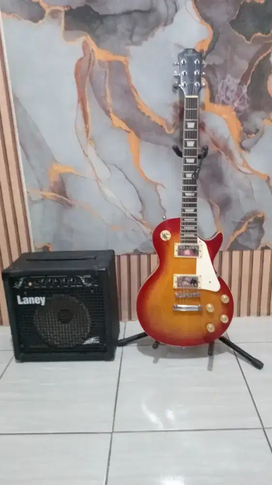 Ampli Gitar Laney LX20R
& GItar LP OriNEGO