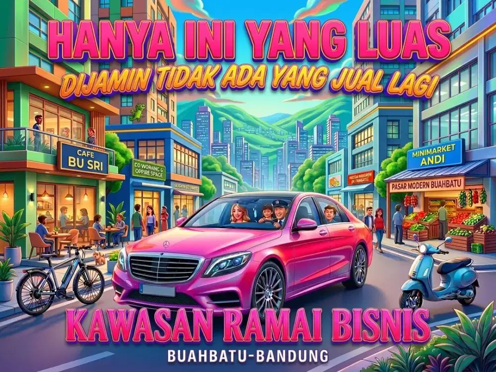 JUAL TANAH DI BUAH BATU, TURANGGA, LENGKONG, BANDUNG KOTA.