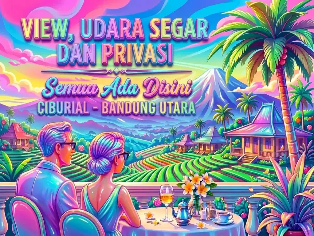 JUAL VILLA BAYAR TANAH SAJA DI CIBURIAL, DAGO, BANDUNG UTARA.
