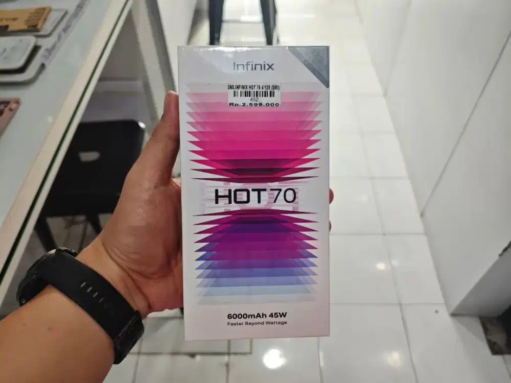INFINIX HOT 70 RAM 4+4/128GB ATLANTIS DAHSYAT