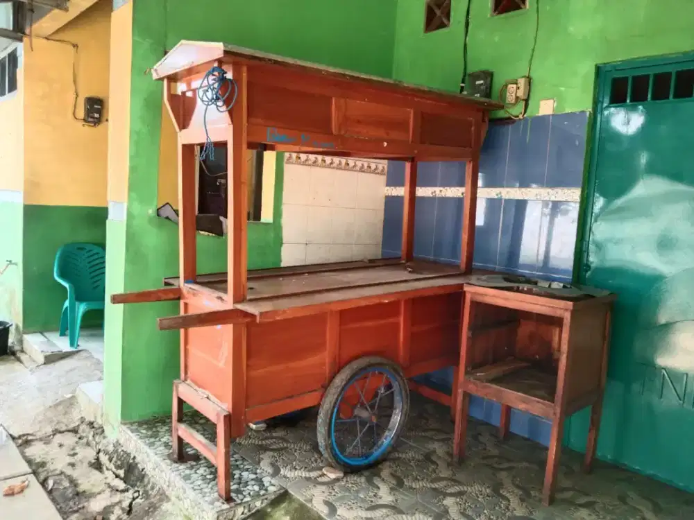 Dijual gerobak kayu