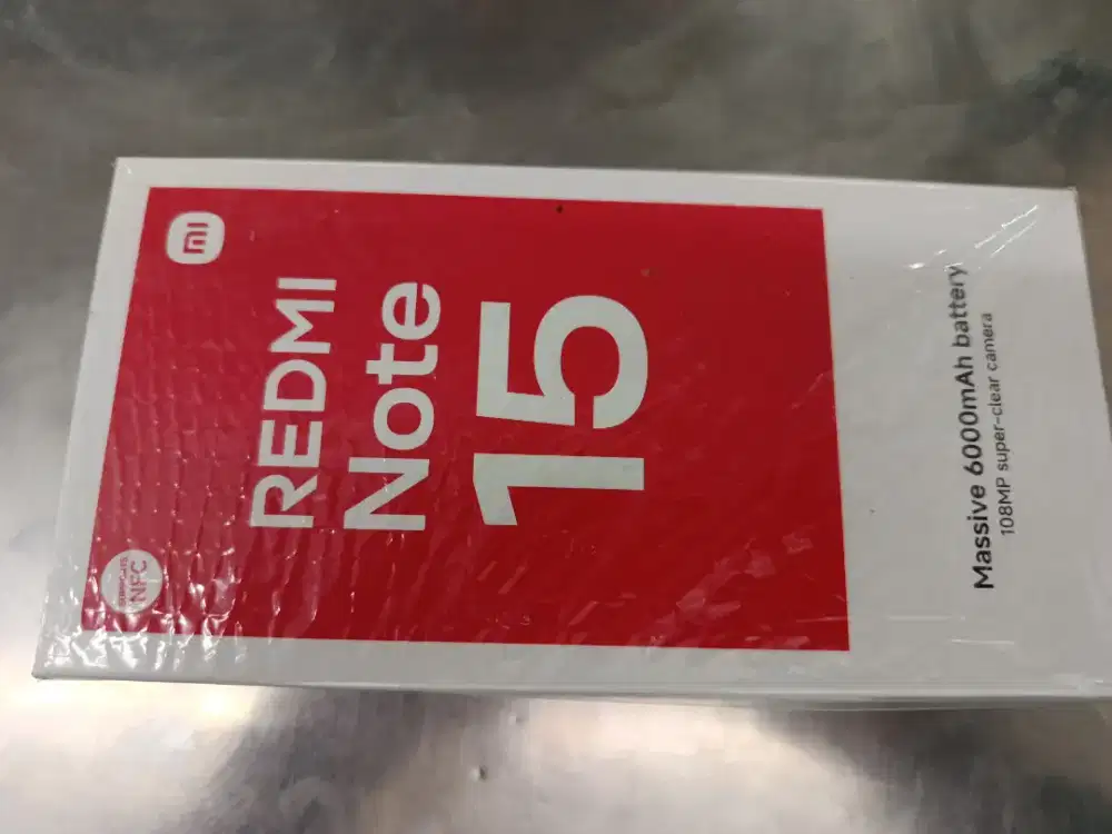 Redmi Note 15 Black 8/256 GB — Like New, Fullset