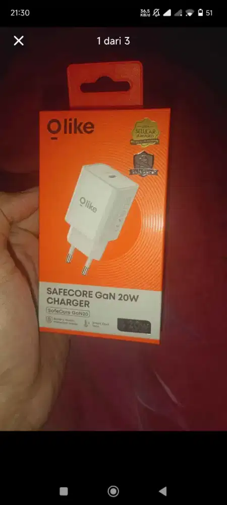 Adaptor charger 20W