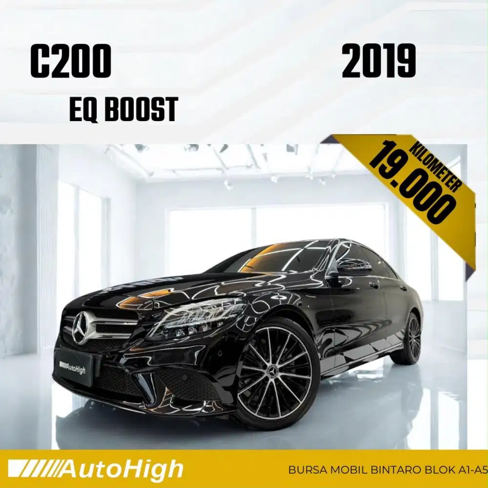 DP10% [Km19.000] C200 AVG EQ Boost 2019 Black Reg 2020 #AUTOHIGH