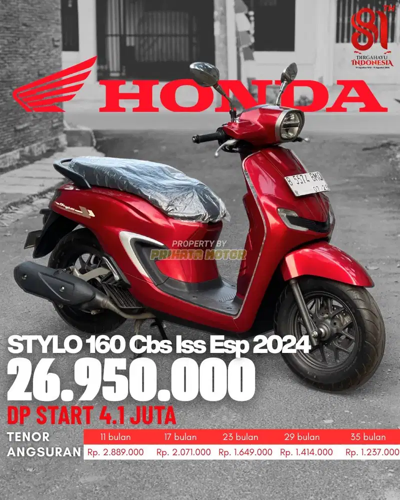 HONDA STYLO 160 CBS ISS ESP 2024 !!!