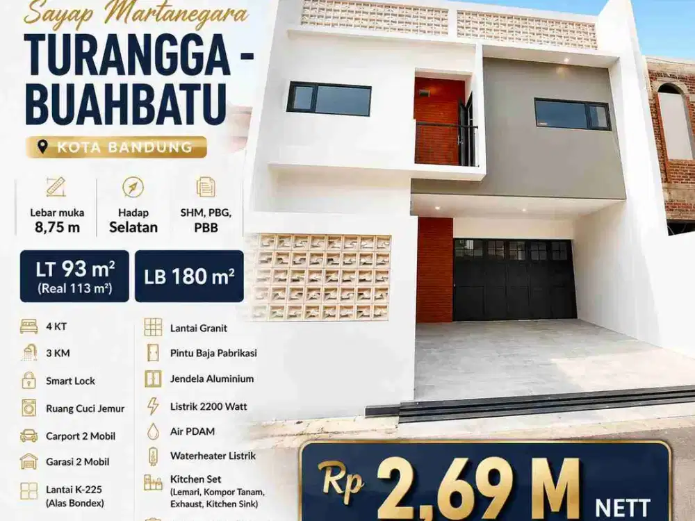 Rumah baru di sayap Martanegara, Turangga, Kota Bandung