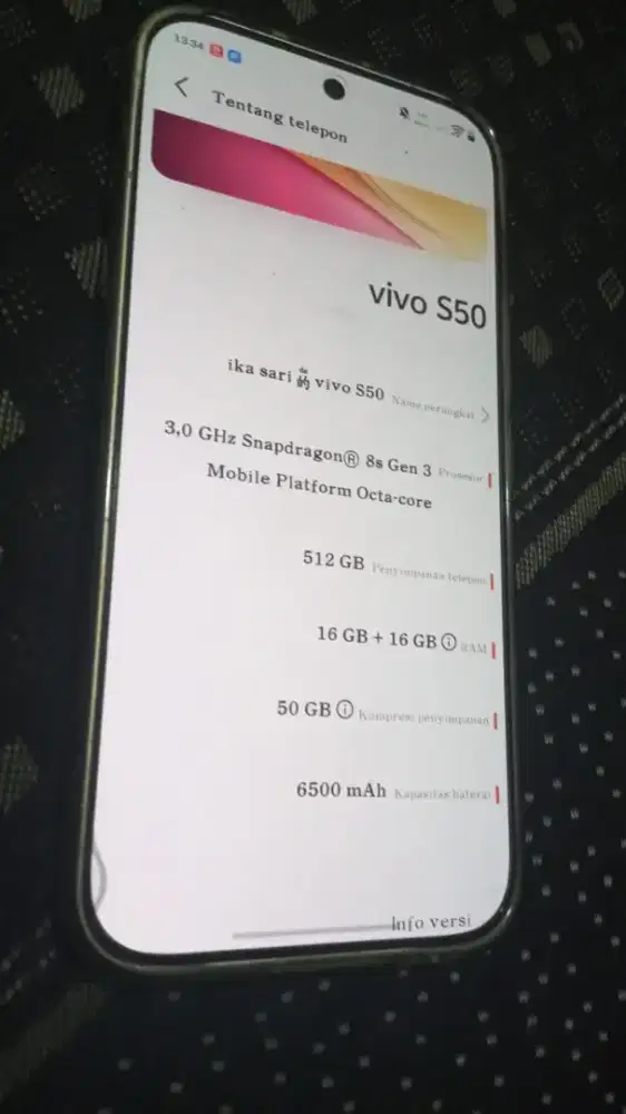 Hp vivos50 ram 16+16