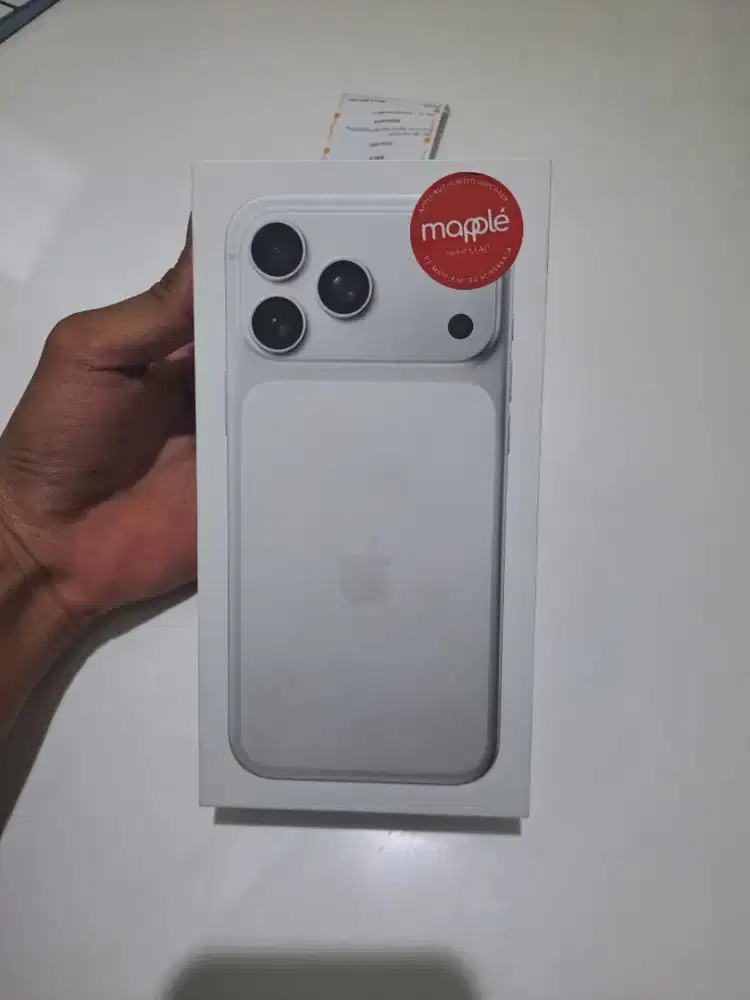 Iphone 17 promax 256 gb silver new segel