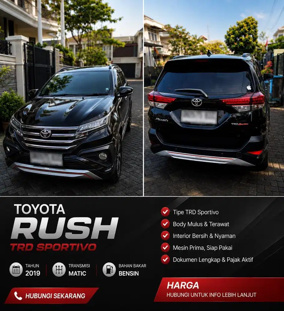 WTS: Toyota Rush TRD Sportivo AT 2019