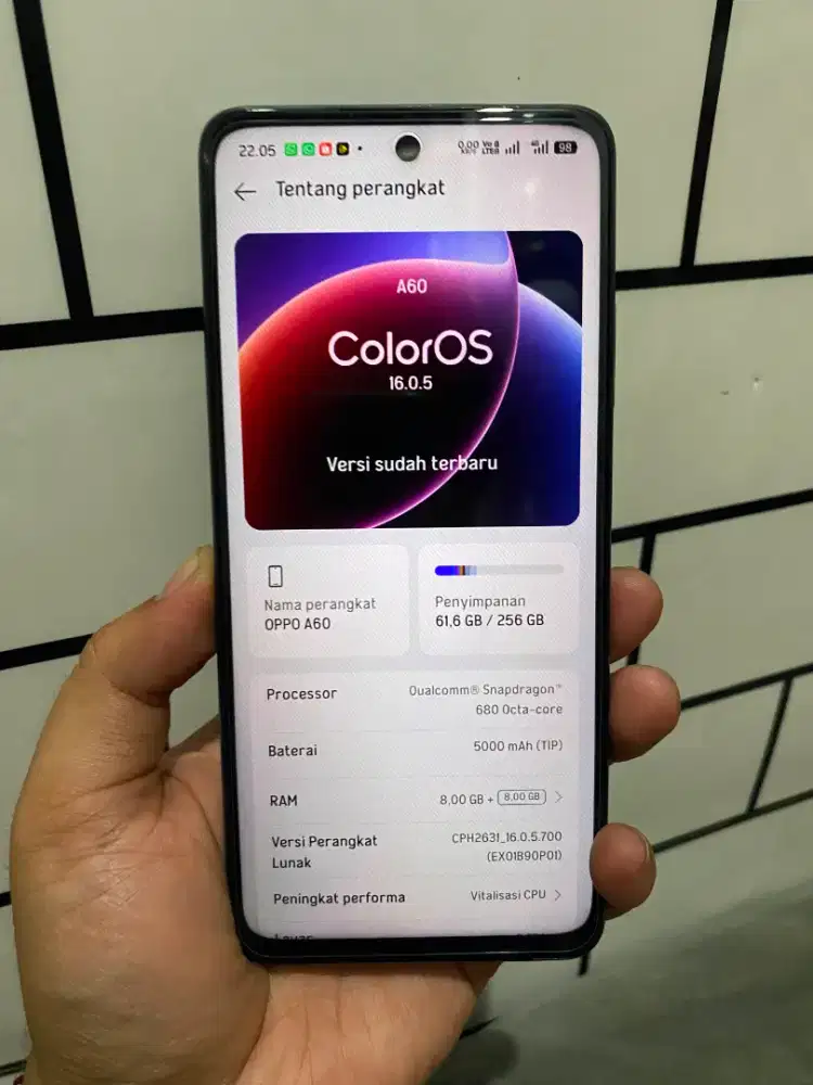 Oppo a60 8/256gb
