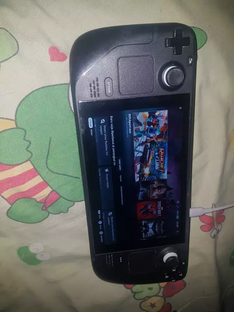 Misi mau jual Steamdeck Lcd 2Tb Sdh Tanam kelengkapan Steam,Pouch Trv