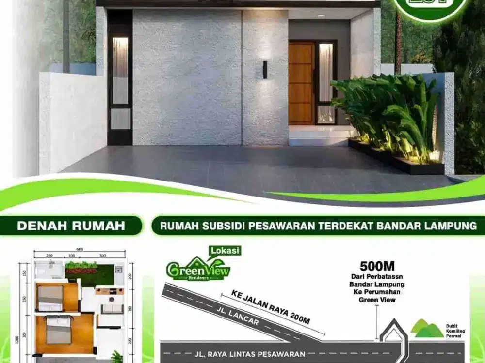 Green View Residence Pesawaran Kurungan Nyawa