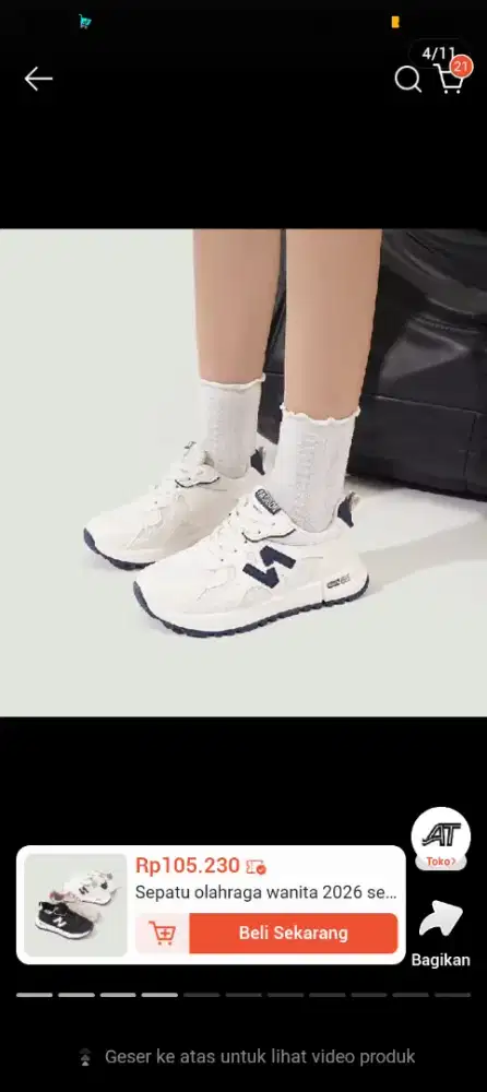 Sepatu snacker uk38.uk40