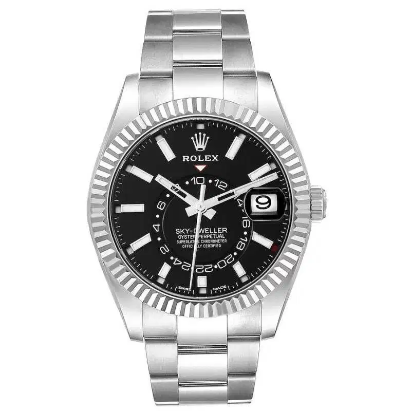 Rolex Skydweller Black Dial Stainless Steel