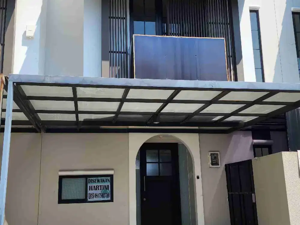 rumah 2 lantai modern minimalis amesta living gunung anyar surabaya timur