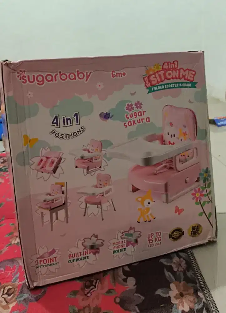 DIJUAL BABY CHAIR SUGARBABY 4in1 SIT ON ME