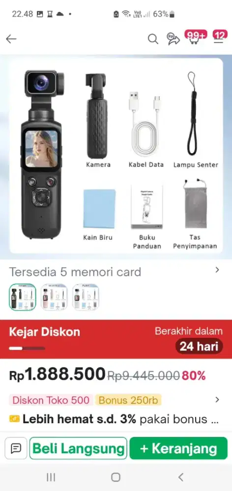 DIJUAL GIMBAL KAMERA LUXURA