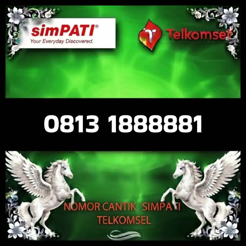 Nomor cantik simpati Telkomsel super