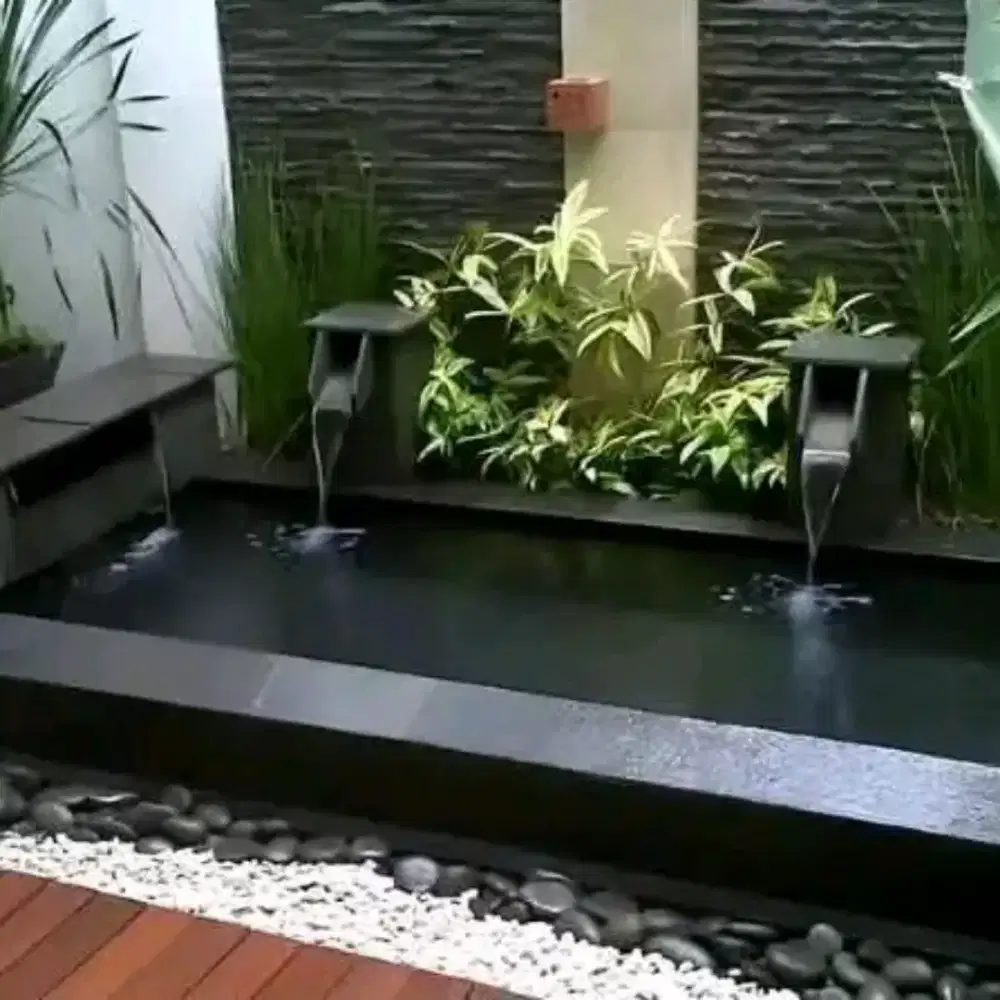 Kolam ikan minimalis