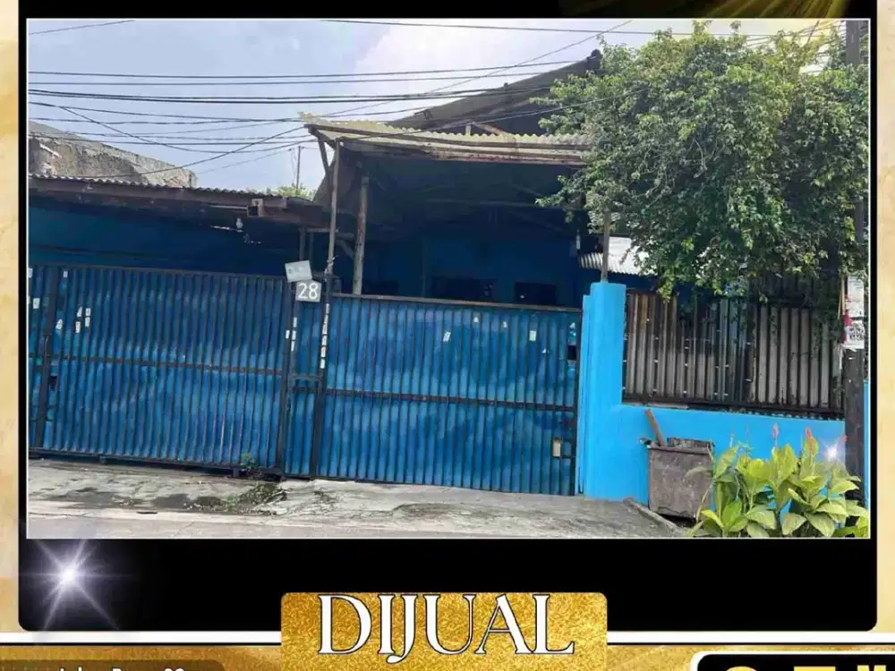DIJUAL RUMAH COCOK UNTUK TEMPAT USAHA LUAS 285 M² DI JALAN RAYA 20 DESEMBER  CENGKARENG JAKARTA BARAT