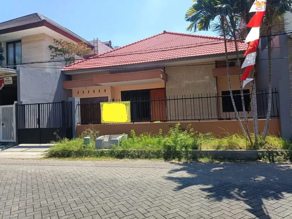 Dijual Rumah 1 lantai di Manyar Surabaya Timur siap huni