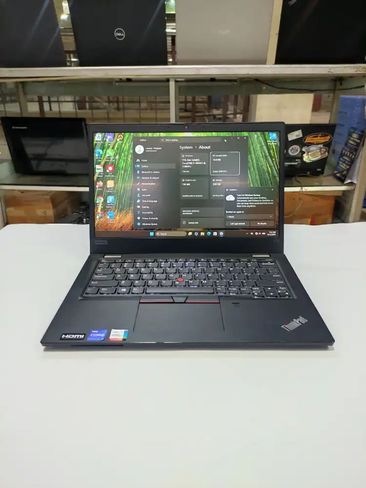 lenovo thinkpad L13 G2 i7 1165G7 iris 16GB 256gb 13 fhd fingerprint