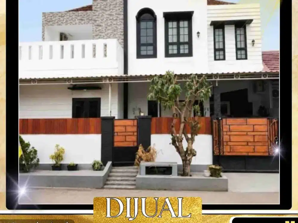 DIJUAL RUMAH HOOK 2 LANTAI LUAS TANAH 165 M² DI PERUMAHAN LEGOK PERMAI KAB TANGERANG BANTEN