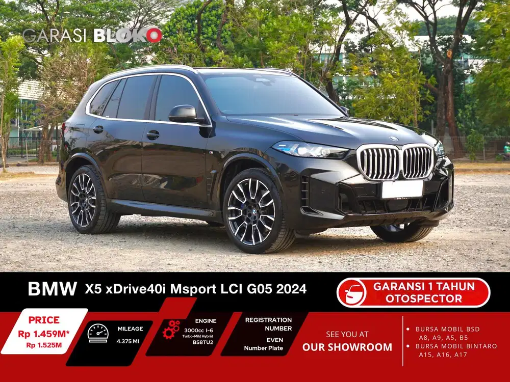 Odo 4rb Warranty ON - BMW X5 G05 xDrive40i MSport LCI B58TU2 2024