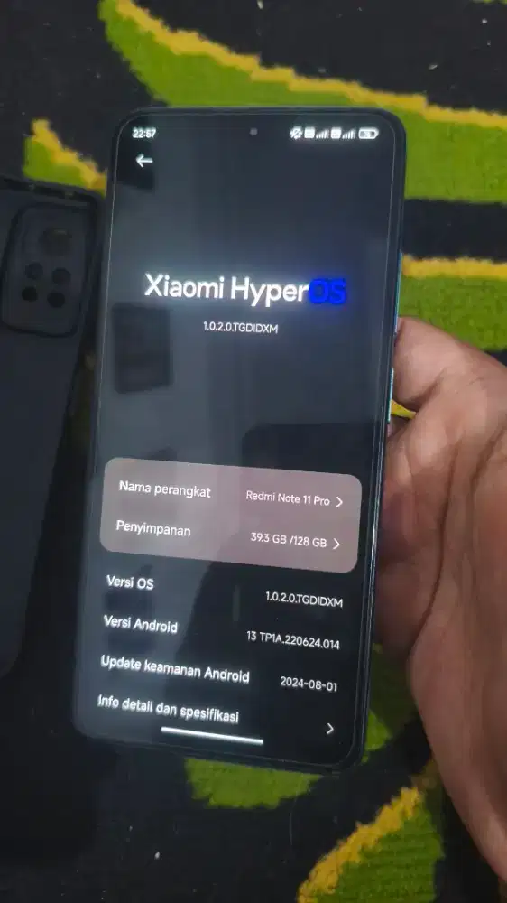 Dijual cepat Xiaomi Redmi Note 11 Pro 4G 6/128
