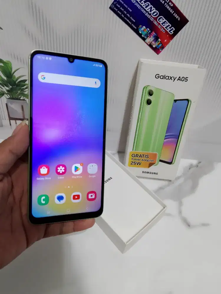 samsung A05 ram 4/64GB Lengkap.originall samsung zein
