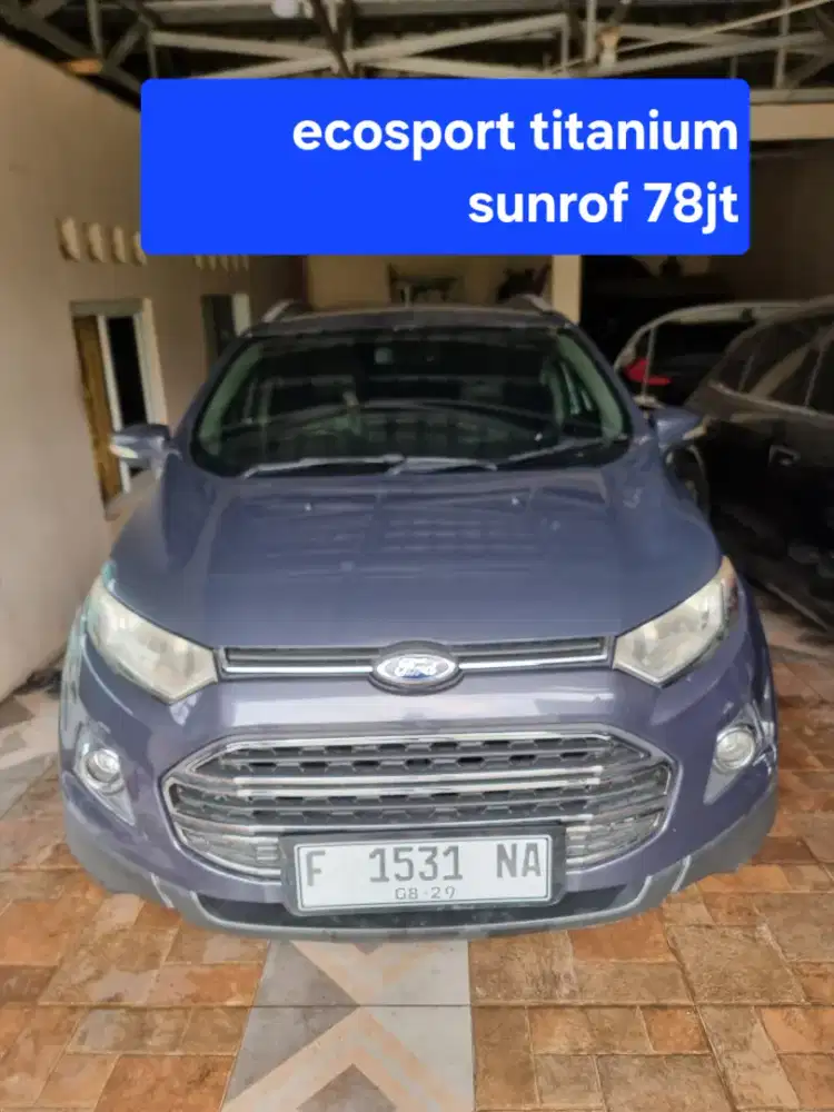 Ford ecosport titanium sunroof