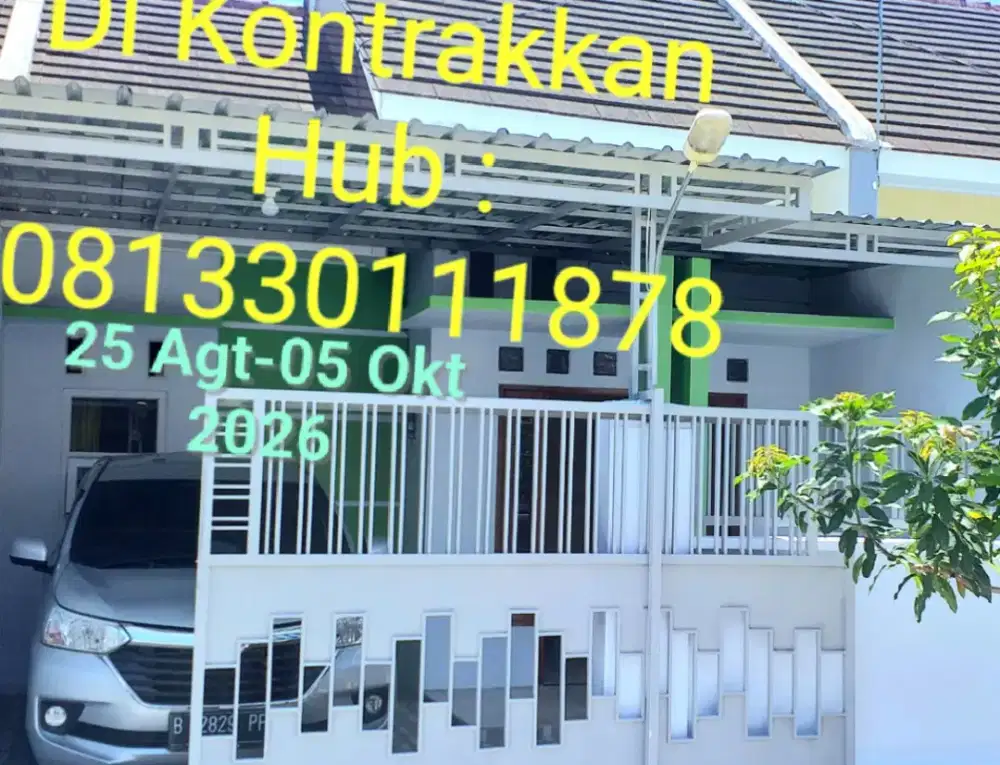 Di Sewakan untuk Menyambut Muktamar 2026,Periode 25 Agt - 05 Okt 2026