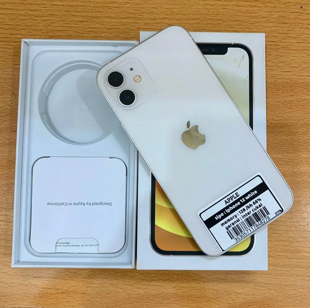 iPhone 12 White 128gb regist