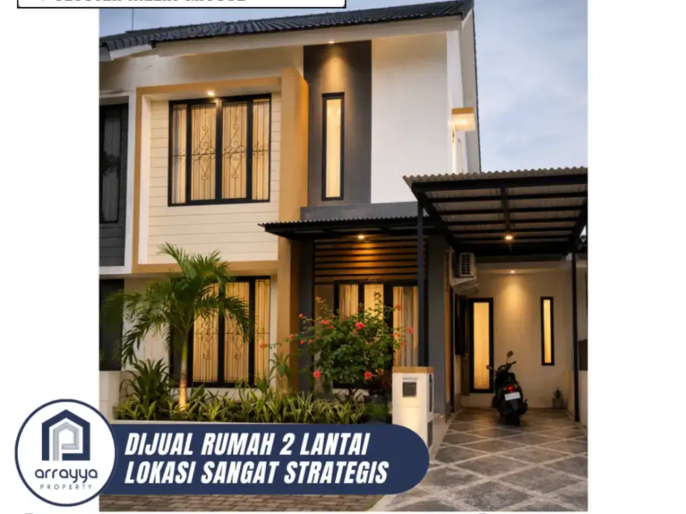 DIJUAL RUMAH CANTIK SIAP HUNI LINGKUNGAN ASRI DI MELIA GROOVE (DM63)