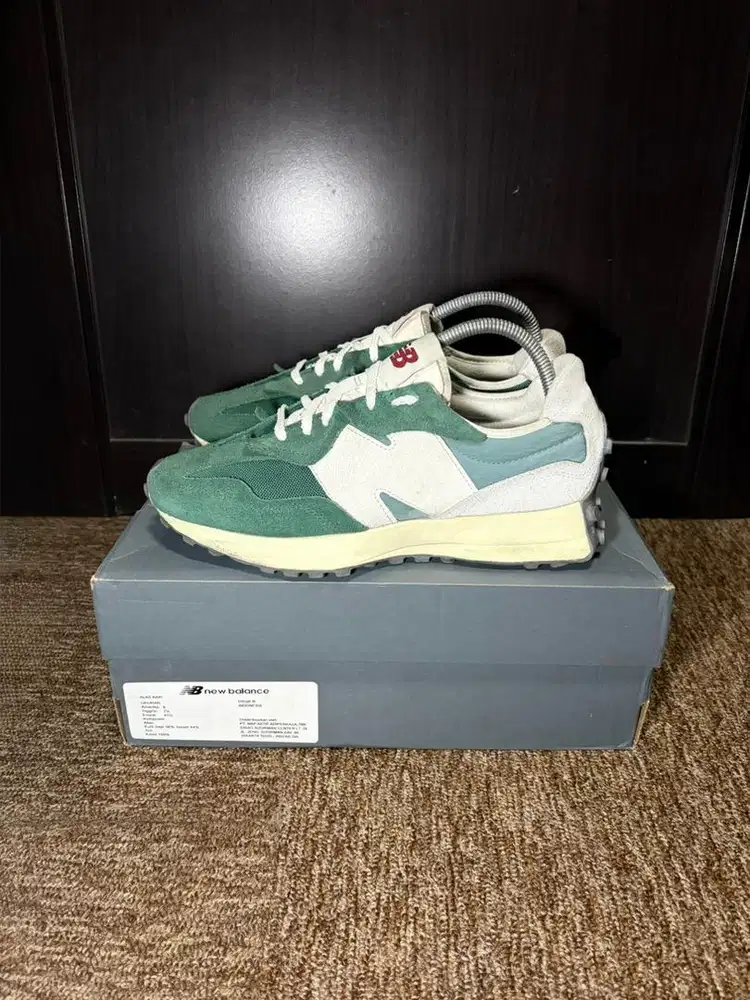 JUAL CEPAT SEPATU NEW BALANCE 327 MARSH GREEN ORIGINAL LIKENEW