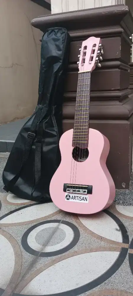Jual cepat gitar lele mini artisan senar 6 nylon ori poll